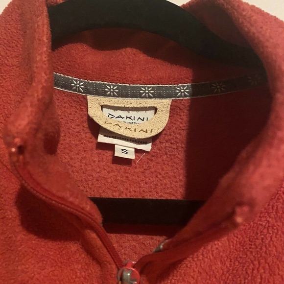 DAKINI Zip Up Jacket Activewear Pockets Small Red - Picture 3 of 7